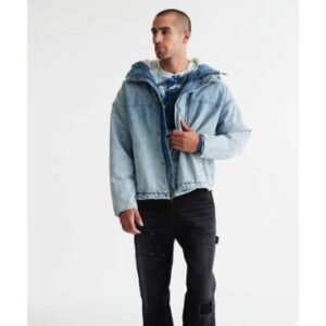 Urban Hooded Denim Jacket
